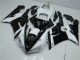 Black White 2005-2006 Kawasaki ZX6R Motorcycle Fairings Black White 2005-2006 Kawasaki ZX6R Motorcycle Fairings
