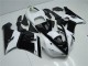 Black White 2005-2006 Kawasaki ZX6R Motorcycle Fairings Black White 2005-2006 Kawasaki ZX6R Motorcycle Fairings