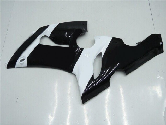 Black White 2005-2006 Kawasaki ZX6R Motorcycle Fairings Black White 2005-2006 Kawasaki ZX6R Motorcycle Fairings