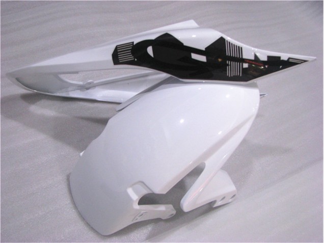 Black White 2007-2008 Honda CBR600RR Motorcycle Fairing Black White 2007-2008 Honda CBR600RR Motorcycle Fairing