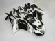 Black White 2007-2008 Kawasaki ZX6R Motorcycle Fairing Black White 2007-2008 Kawasaki ZX6R Motorcycle Fairing