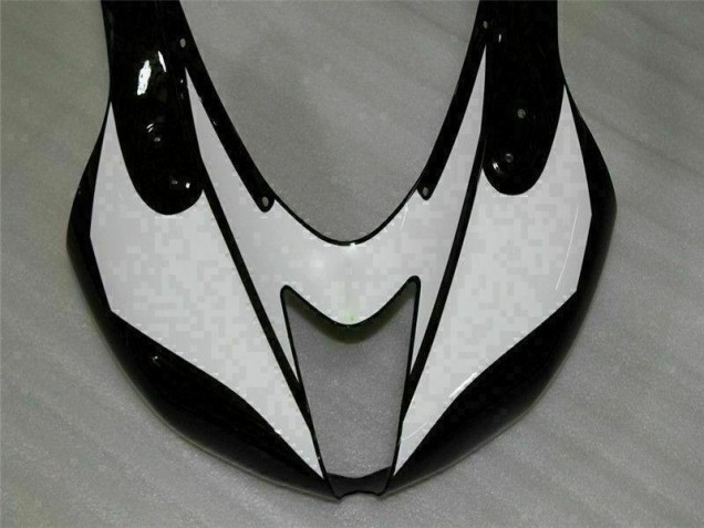 Black White 2007-2008 Kawasaki ZX6R Motorcycle Fairing Black White 2007-2008 Kawasaki ZX6R Motorcycle Fairing