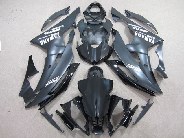 Black White 2008-2016 Yamaha YZF R6 Motorcycle Fairings Black White 2008-2016 Yamaha YZF R6 Motorcycle Fairings