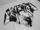 Black White 2009-2012 Kawasaki ZX6R Motorcycle Fairings Black White 2009-2012 Kawasaki ZX6R Motorcycle Fairings