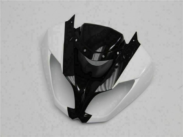 Black White 2009-2012 Kawasaki ZX6R Motorcycle Fairings Black White 2009-2012 Kawasaki ZX6R Motorcycle Fairings