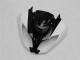 Black White 2009-2012 Kawasaki ZX6R Motorcycle Fairings Black White 2009-2012 Kawasaki ZX6R Motorcycle Fairings