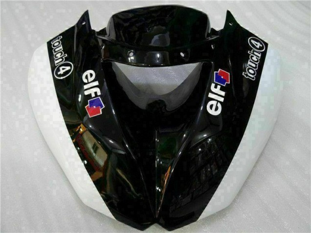 Black White 3M Touch4 2009-2012 Kawasaki ZX6R Motorcycle Fairing Black White 3M Touch4 2009-2012 Kawasaki ZX6R Motorcycle Fairing