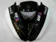 Black White 3M Touch4 2009-2012 Kawasaki ZX6R Motorcycle Fairing Black White 3M Touch4 2009-2012 Kawasaki ZX6R Motorcycle Fairing