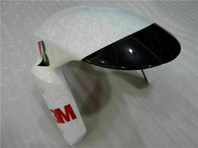 Black White 3M Touch4 2009-2012 Kawasaki ZX6R Motorcycle Fairing Black White 3M Touch4 2009-2012 Kawasaki ZX6R Motorcycle Fairing