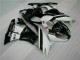 Black White 3M Touch4 2009-2012 Kawasaki ZX6R Motorcycle Fairings Black White 3M Touch4 2009-2012 Kawasaki ZX6R Motorcycle Fairings