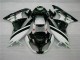 Black White 3M Touch4 2009-2012 Kawasaki ZX6R Motorcycle Fairings Black White 3M Touch4 2009-2012 Kawasaki ZX6R Motorcycle Fairings