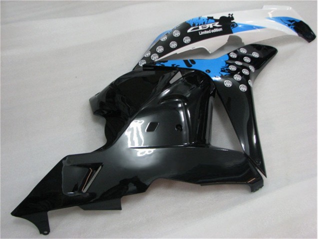 Black White Blue 2009-2012 Honda CBR600RR Motorcycle Fairings Black White Blue 2009-2012 Honda CBR600RR Motorcycle Fairings