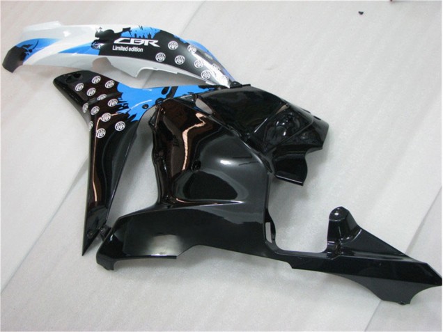 Black White Blue 2009-2012 Honda CBR600RR Motorcycle Fairings Black White Blue 2009-2012 Honda CBR600RR Motorcycle Fairings
