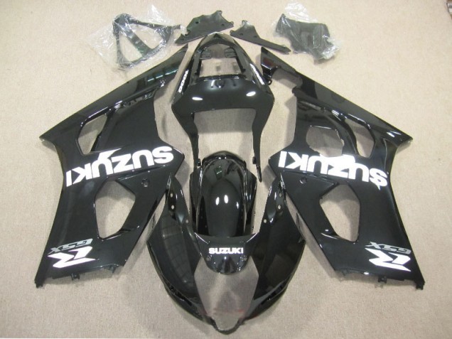 Black White Decal 2003-2004 Suzuki GSXR 1000 Motorcycle Fairings Black White Decal 2003-2004 Suzuki GSXR 1000 Motorcycle Fairings
