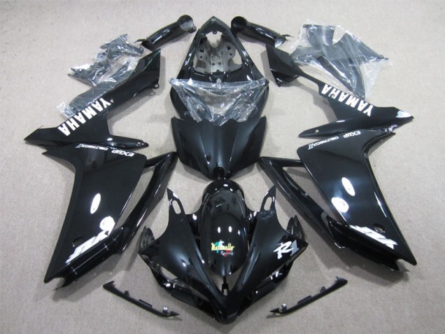 Black White Decal 2007-2008 Yamaha YZF R1 Motorcycle Fairing Black White Decal 2007-2008 Yamaha YZF R1 Motorcycle Fairing