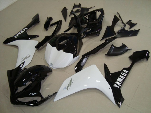 Black White Gold 2007-2008 Yamaha YZF R1 Motorcycle Fairings Black White Gold 2007-2008 Yamaha YZF R1 Motorcycle Fairings