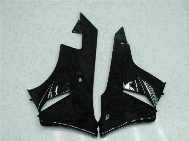 Black White Ninja 636 2009-2012 Kawasaki ZX6R Motorcycle Fairings Black White Ninja 636 2009-2012 Kawasaki ZX6R Motorcycle Fairings