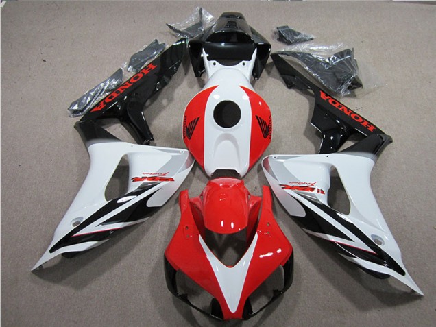 Black White Red Fireblade 2006-2007 Honda CBR1000RR Motorcycle Fairings Black White Red Fireblade 2006-2007 Honda CBR1000RR Motorcycle Fairings
