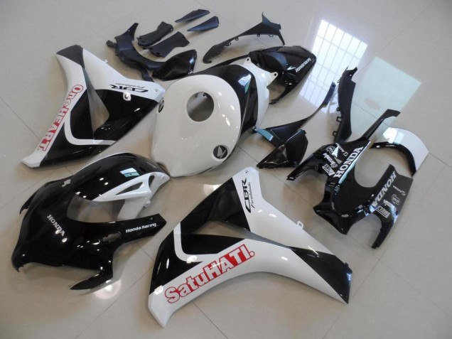 Black White Satuhati 2008-2011 Honda CBR1000RR Motorcycle Fairings Black White Satuhati 2008-2011 Honda CBR1000RR Motorcycle Fairings