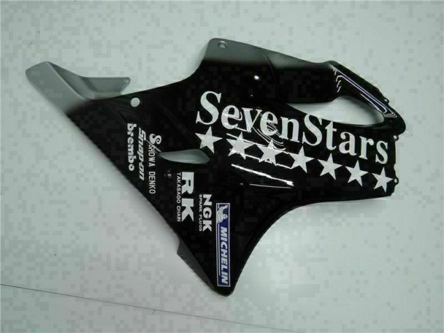 Black White SevenStarss 2001-2003 Honda CBR600 F4i Motorcycle Fairings Black White SevenStarss 2001-2003 Honda CBR600 F4i Motorcycle Fairings
