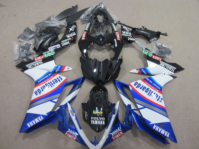 Black White Sterilgarda 2007-2008 Yamaha YZF R1 Motorcycle Fairings Black White Sterilgarda 2007-2008 Yamaha YZF R1 Motorcycle Fairings