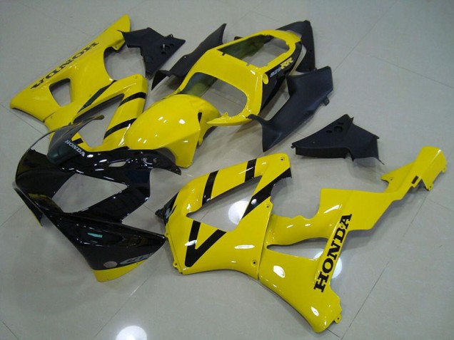 Black Yellow 2000-2001 Honda CBR900RR 929 Motorcycle Fairings Black Yellow 2000-2001 Honda CBR900RR 929 Motorcycle Fairings