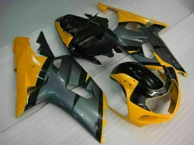 Black Yellow 2001-2003 Suzuki GSXR 600/750 Motorcycle Fairings Black Yellow 2001-2003 Suzuki GSXR 600/750 Motorcycle Fairings