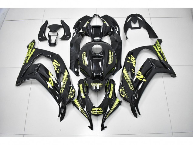 Black Yellow Racing Team Ninja 2016-2019 Kawasaki ZX10R Motorcycle Fairings Black Yellow Racing Team Ninja 2016-2019 Kawasaki ZX10R Motorcycle Fairings