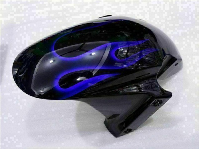 Black with Blue Flame 2003-2004 Honda CBR600RR Motorcycle Fairings Black with Blue Flame 2003-2004 Honda CBR600RR Motorcycle Fairings