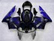 Black with Blue Flame 2003-2004 Honda CBR600RR Motorcycle Fairings Black with Blue Flame 2003-2004 Honda CBR600RR Motorcycle Fairings
