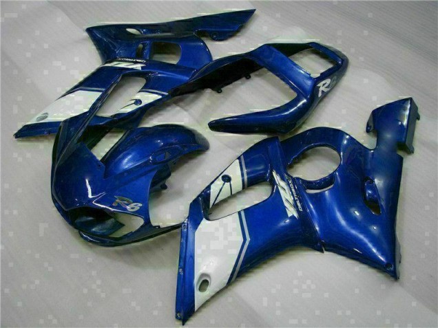 Blue 1998-2002 Yamaha YZF R6 Motorcycle Fairing Blue 1998-2002 Yamaha YZF R6 Motorcycle Fairing