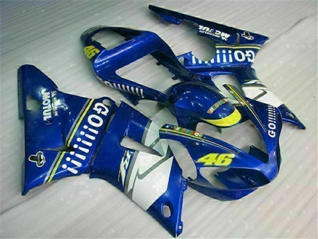 Blue 2000-2001 Yamaha YZF R1 Full Motorcycle Fairing Kits Blue 2000-2001 Yamaha YZF R1 Full Motorcycle Fairing Kits
