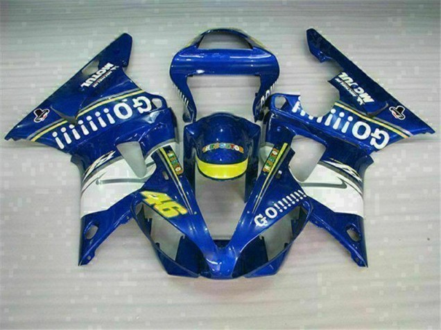 Blue 2000-2001 Yamaha YZF R1 Full Motorcycle Fairing Kits Blue 2000-2001 Yamaha YZF R1 Full Motorcycle Fairing Kits