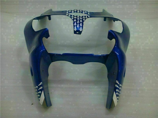 Blue 2000-2002 Kawasaki ZX6R Motorcycle Bodywork Blue 2000-2002 Kawasaki ZX6R Motorcycle Bodywork