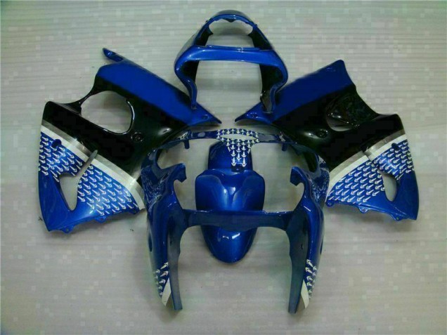Blue 2000-2002 Kawasaki ZX6R Motorcycle Bodywork Blue 2000-2002 Kawasaki ZX6R Motorcycle Bodywork