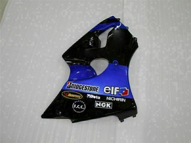 Blue 2000-2002 Kawasaki ZX6R Motorcycle Fairing Blue 2000-2002 Kawasaki ZX6R Motorcycle Fairing