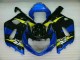 Blue 2001-2003 Suzuki GSXR 600/750 Motorcycle Fairings Blue 2001-2003 Suzuki GSXR 600/750 Motorcycle Fairings
