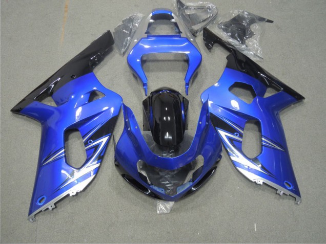 Blue 2001-2003 Suzuki GSXR 600 Motorcycle Fairings Blue 2001-2003 Suzuki GSXR 600 Motorcycle Fairings