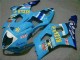 Blue 2003-2004 Suzuki GSXR 1000 Motorcycle Fairings Blue 2003-2004 Suzuki GSXR 1000 Motorcycle Fairings