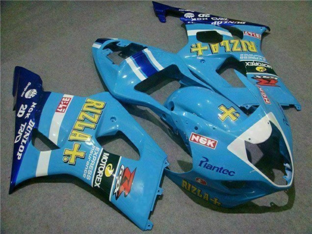 Blue 2003-2004 Suzuki GSXR 1000 Motorcycle Fairings Blue 2003-2004 Suzuki GSXR 1000 Motorcycle Fairings