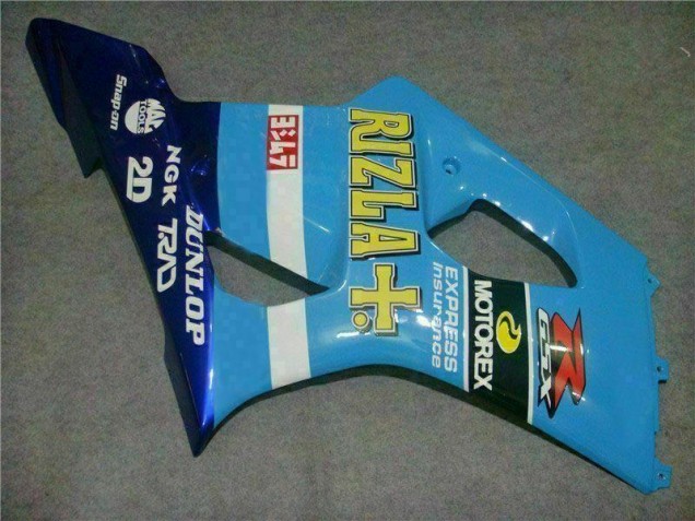 Blue 2003-2004 Suzuki GSXR 1000 Motorcycle Fairings Blue 2003-2004 Suzuki GSXR 1000 Motorcycle Fairings