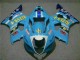 Blue 2003-2004 Suzuki GSXR 1000 Motorcycle Fairings Blue 2003-2004 Suzuki GSXR 1000 Motorcycle Fairings
