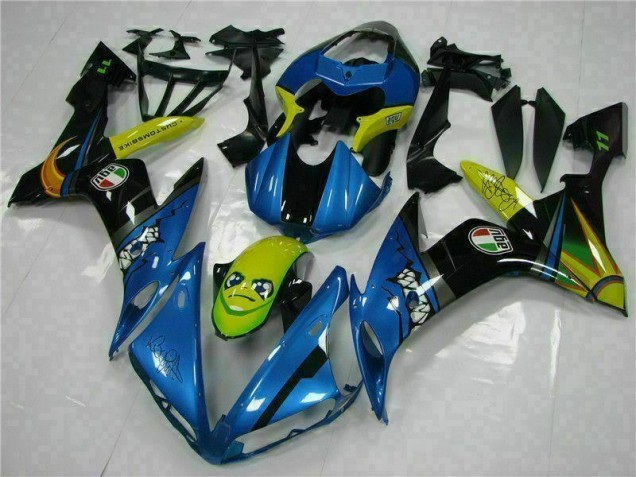 Blue 2004-2006 Yamaha YZF R1 Motorcycle Bodywork Blue 2004-2006 Yamaha YZF R1 Motorcycle Bodywork