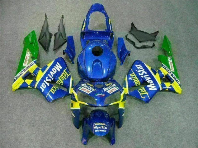 Blue 2005-2006 Honda CBR600RR Motorcycle Bodywork Blue 2005-2006 Honda CBR600RR Motorcycle Bodywork