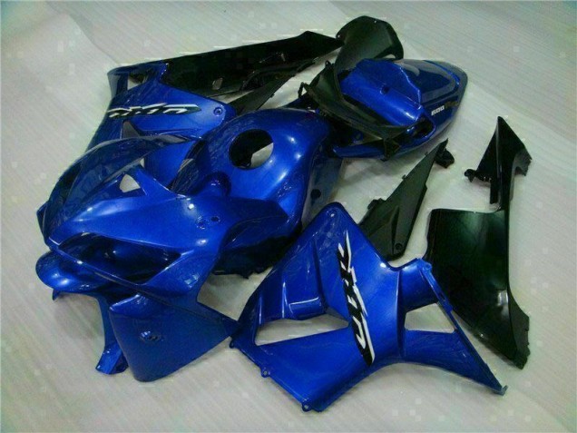 Blue 2005-2006 Honda CBR600RR Motorcycle Fairing Blue 2005-2006 Honda CBR600RR Motorcycle Fairing