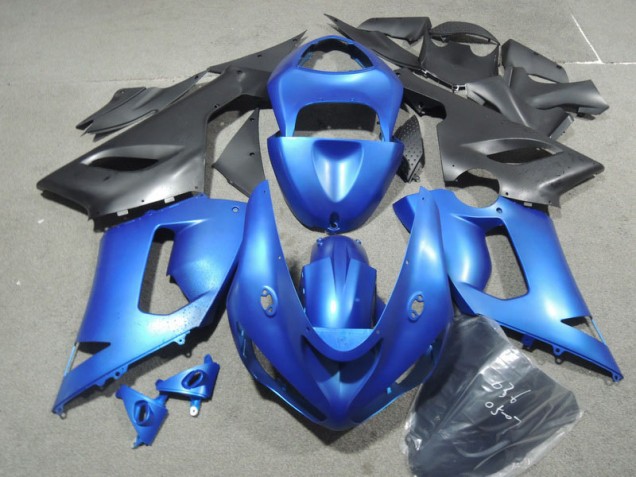 Blue 2005-2006 Kawasaki ZX6R Motorcycle Bodywork Blue 2005-2006 Kawasaki ZX6R Motorcycle Bodywork