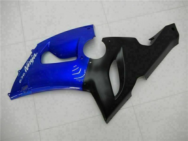 Blue 2005-2006 Kawasaki ZX6R Motorcycle Fairings Blue 2005-2006 Kawasaki ZX6R Motorcycle Fairings