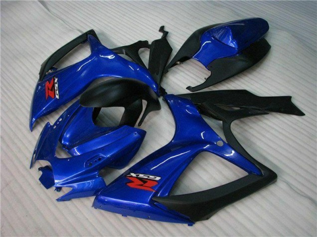 Blue 2006-2007 Suzuki GSXR 600/750 ABS Motorcycle Fairing Blue 2006-2007 Suzuki GSXR 600/750 ABS Motorcycle Fairing