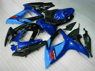 Blue 2006-2007 Suzuki GSXR 600/750 Aftermarket Motorcycle Fairings