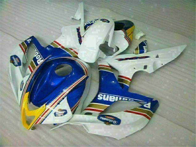 Blue 2007-2008 Honda CBR600RR Motorcycle Fairings Blue 2007-2008 Honda CBR600RR Motorcycle Fairings